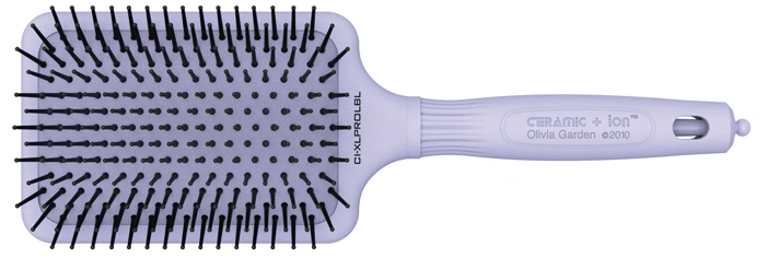 Olivia Garden Ceramix + Ion Blossom Large Paddle Pastel Purple kefe főképe